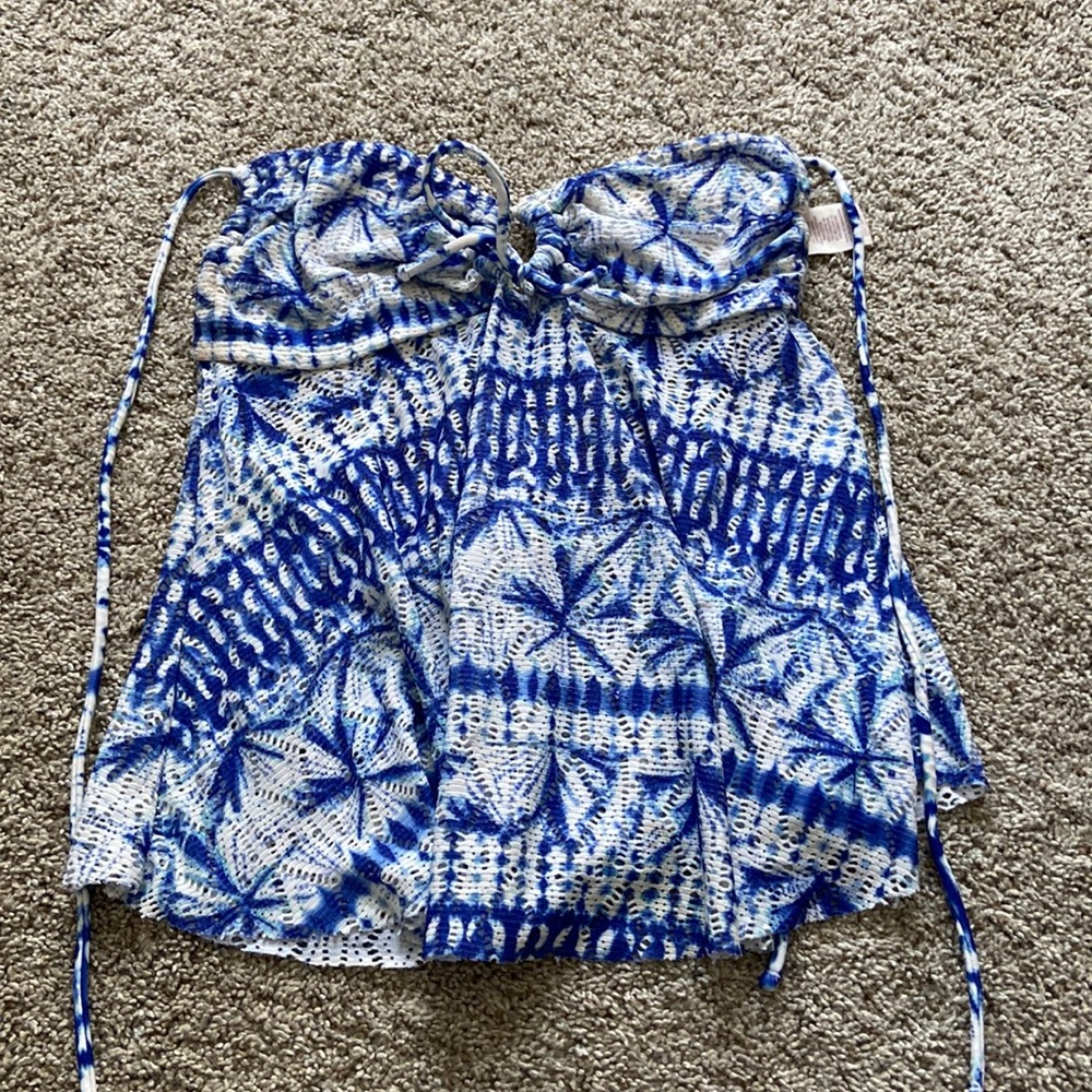 Brand: OP, Size: M, Color: blue and white marble
